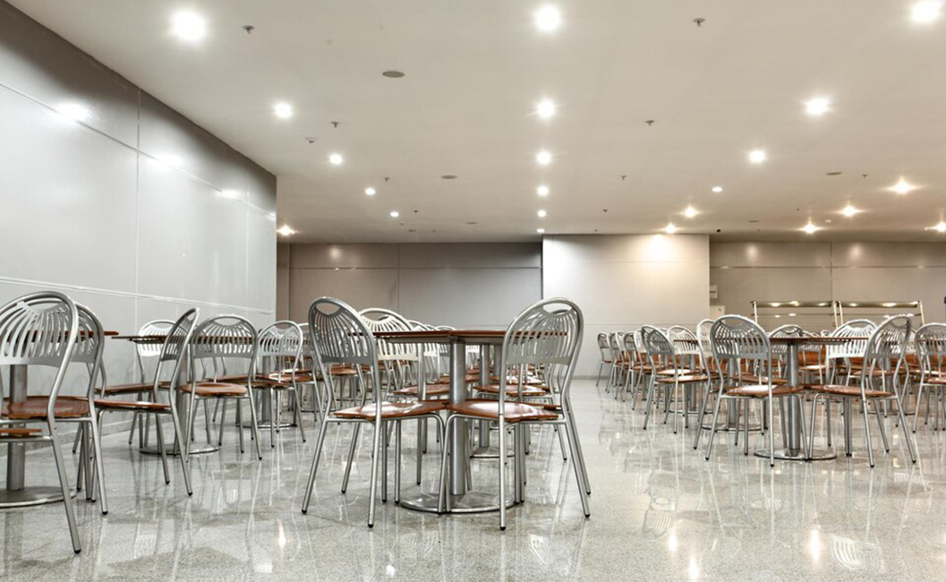 HỆ THỐNG SUẤT ĂN CÔNG NGHIỆP STAVI SỬ DỤNG BÓNG ĐÈN RẠNG ĐÔNG
