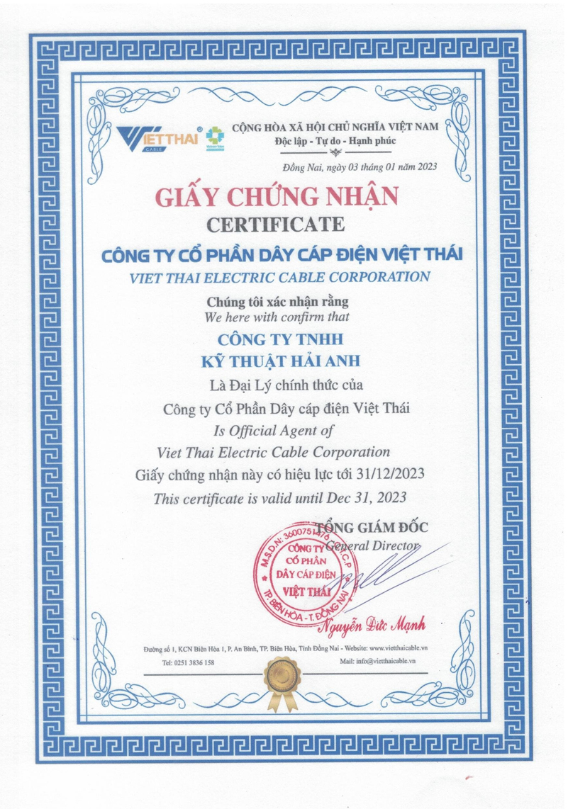 Công ty TNHH Kỹ Thuật Hải Anh